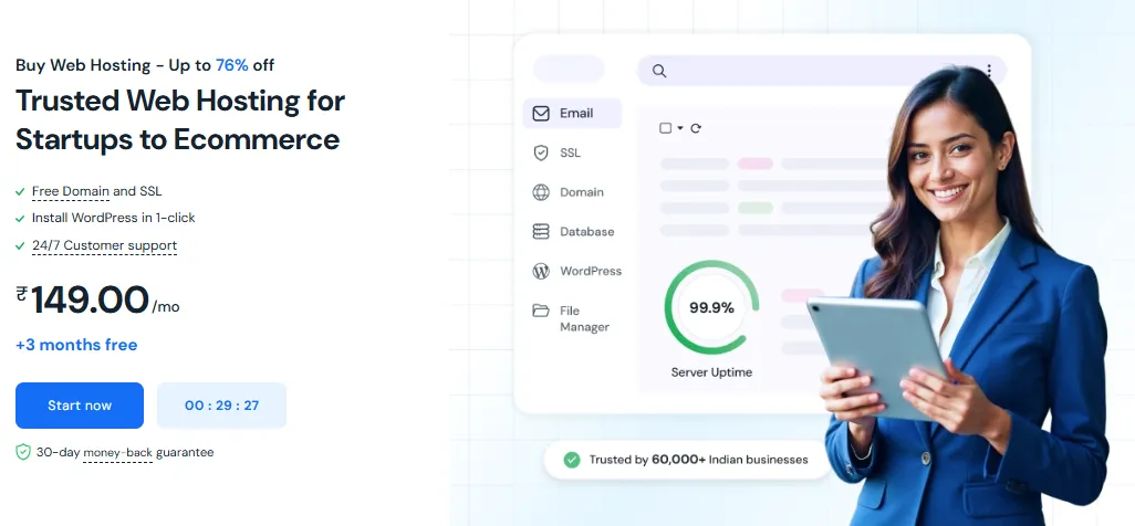 MilesWeb Indian hosting